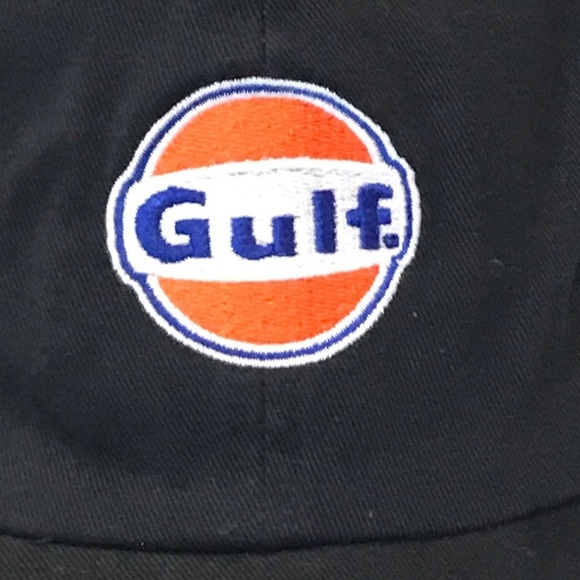 Paramount Apparel Gulf Oil Adjustable Navy Blue Cap - Picture 3 of 13